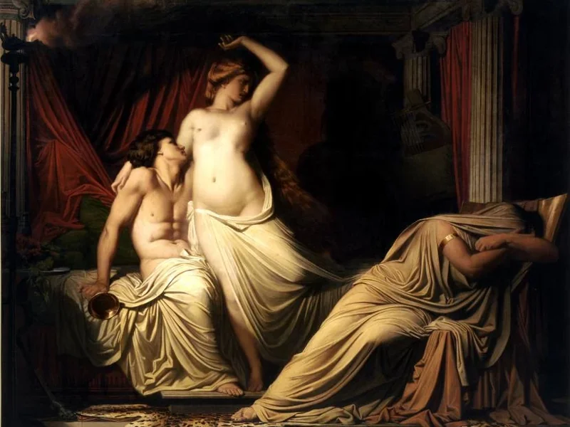 1821-Armand Félix Marie Jobbé-Duval - La sposa di Carni